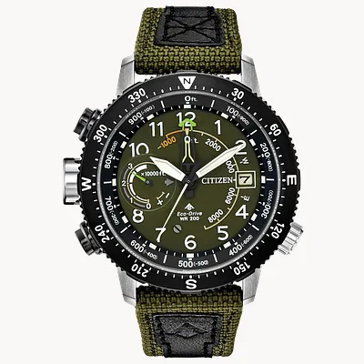 Citizen Promaster Altichron Eco Drive Stainless Steel Watch CITIZEN